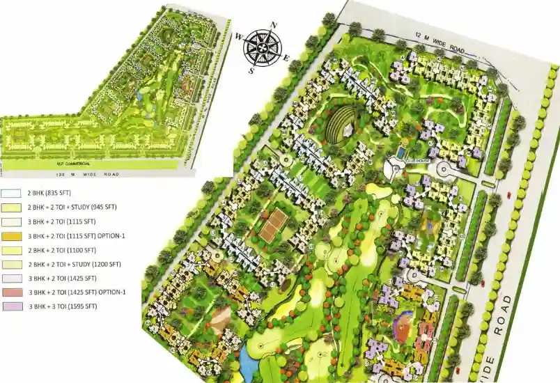 Amrapali Golf Homes Site Plan