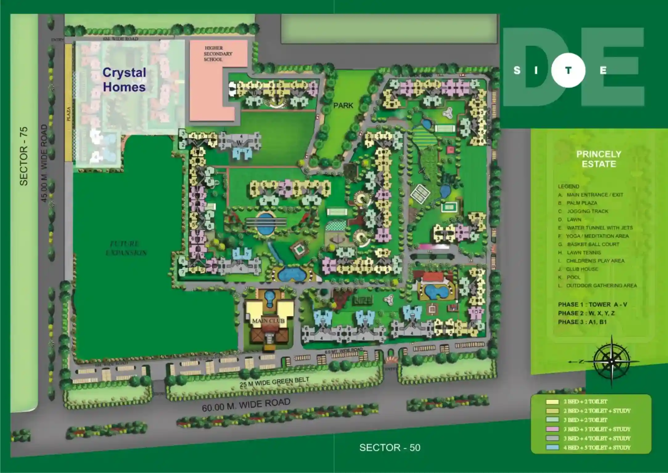 Amrapali Silicon City Site Plan